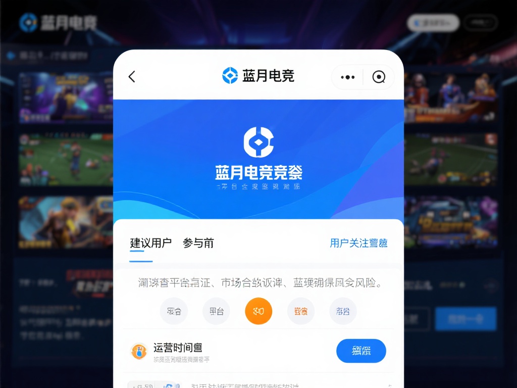首先，我们需要了解蓝月电竞竞猜的基本情况。该平台自