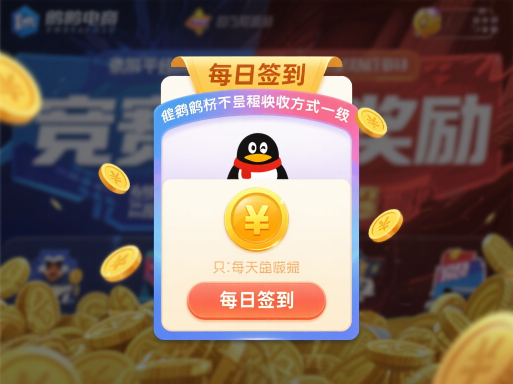 每日签到奖励：企鹅电竞平台经常推出签到活动，只要每