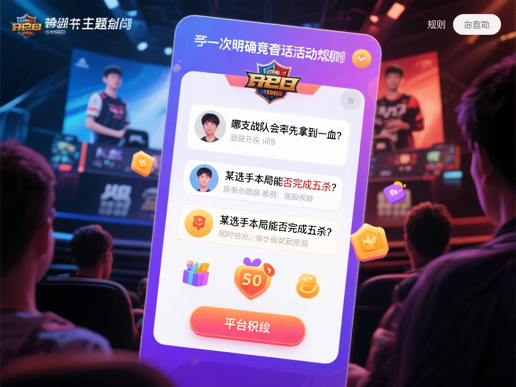 其次，明确竞猜活动的主题和规则。比如，你可以围绕一