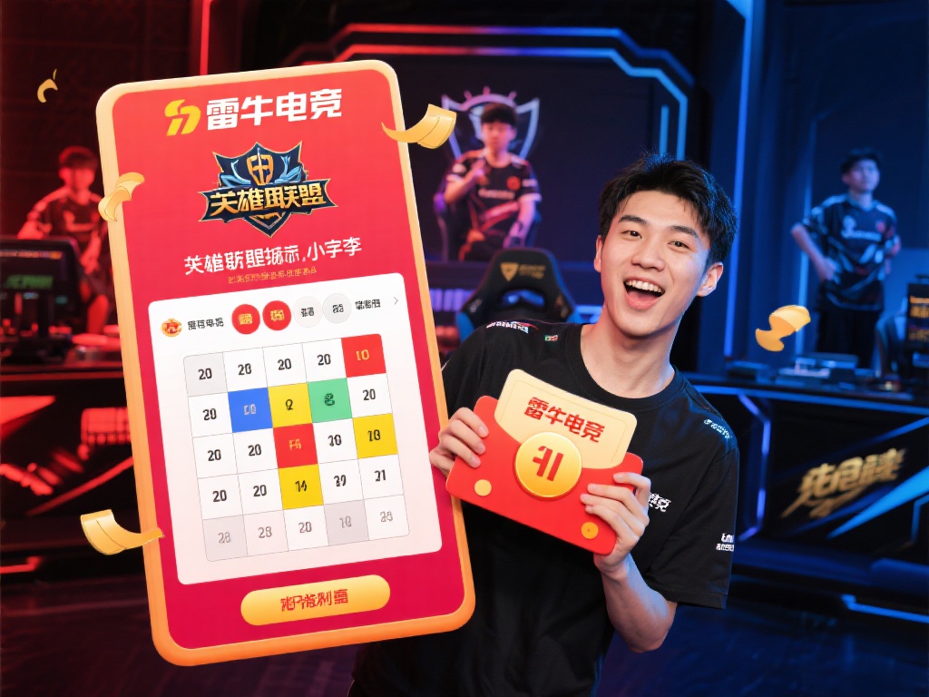 以一位普通玩家小李为例，他在雷牛电竞的竞猜活动中收