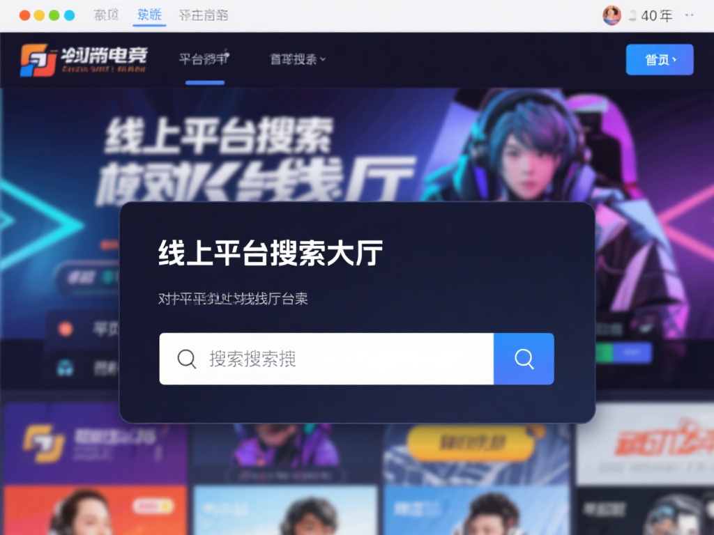 线上平台搜索
对于线上大厅，建议在平台内使用搜索